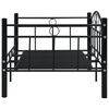 vidaXL Day Bed Frame Black Metal Twin Durable Day Bed Frame
