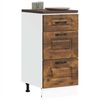vidaXL Kitchen Base Cabinet Smoked oak Engineered wood