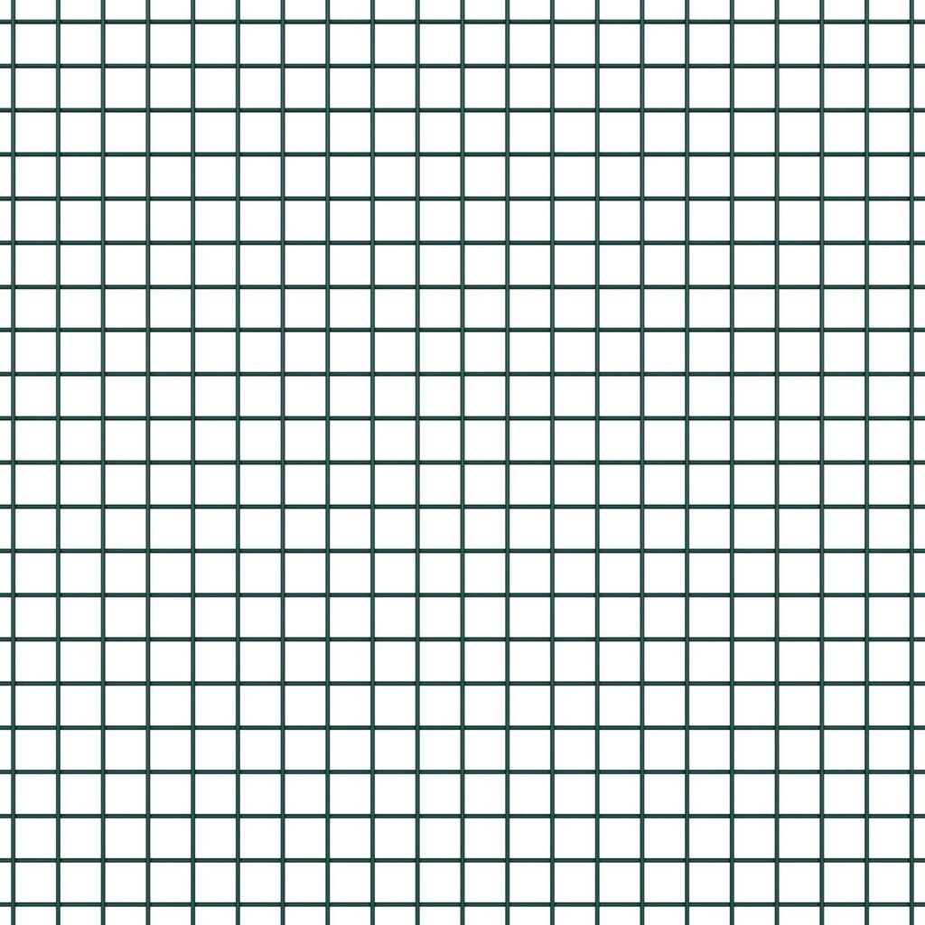 vidaXL Welded Wire Fence Green 0.4 x 25 m Steel