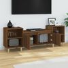 vidaXL TV Cabinet Brown Oak Engineered wood Large Storage TV Cabinet