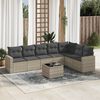 vidaXL Garden Sofa Set Light Gray