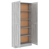 vidaXL Book Cabinet Gray sonoma Engineered wood Large Book Cabinet