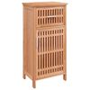 vidaXL Bathroom Cabinet Walnut Solid walnut wood Medium Bathroom Cabinet