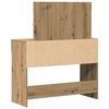 vidaXL Dressing Table with Drawer Artisan Oak 39.37 x 15.75 x 47.24 in