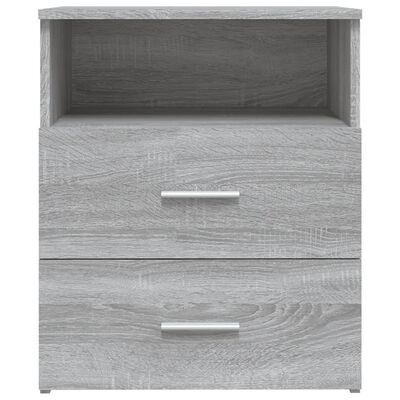 vidaXL Side Cabinets 2 pcs Gray Sonoma 19.7"x12.6"x23.6"