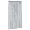 vidaXL String Curtains 2 pcs Light Grey 55.1x98.4"