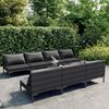 vidaXL Garden Lounge Set Dark grey