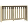 vidaXL Radiator Cover Sonoma Oak 58.7x7.9x32.3" Engineered Wood
