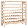 vidaXL Wine Rack 43.1x11.8x42.3" Solid Wood Pine