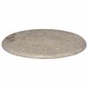 vidaXL Table Top Gray Marble 23.6 in diameter Table Top Circular