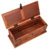 vidaXL Storage Chest Brown Solid Acacia Wood, MDF 23.6 x 9.8 x 8.7 in