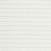 vidaXL Storage Basket Gray and White Cotton Ø11.0 x 11.0 in Foldable