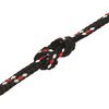 vidaXL Boat Rope Black 0.08 " 82.0 ' Polypropylene