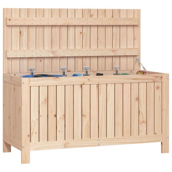vidaXL Garden Storage Box Pine Solid pine wood 45.3 x 19.3 x 23.6 in