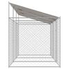 vidaXL Dog Cage Silver 600 x 200 x 256 cm Galvanised Steel