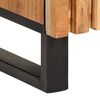 vidaXL Sideboard Brown with Metal Accents Solid acacia wood, Steel Large