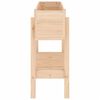 vidaXL Patio Raised Bed  101x30 x 27.2 " Solid Wood Pine