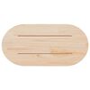 vidaXL Table Top Natural wood Solid pine wood (untreated)