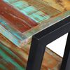 vidaXL Side Table Multicolor Reclaimed wood and steel Small