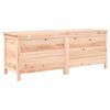 vidaXL Garden Storage Box Natural wood Solid fir wood Large