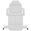 vidaXL Treatment Chair White Faux leather, Iron Large