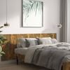 vidaXL Wall Headboard Smoked oak Engineered wood