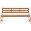 vidaXL Patio Bench 66.9" Solid Teak Wood