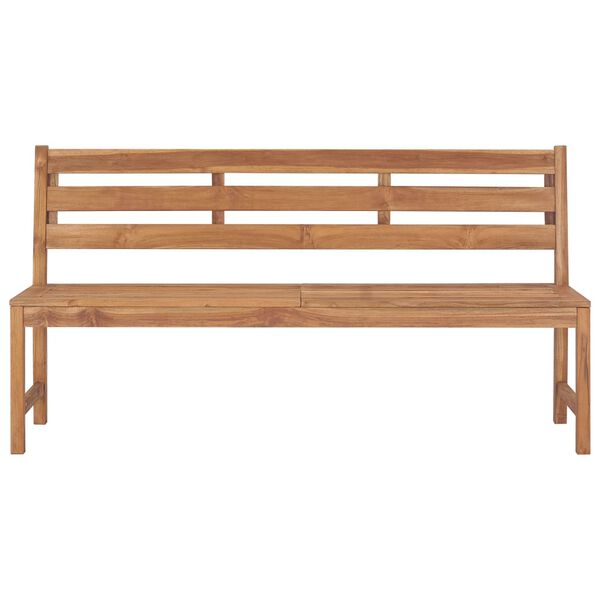 vidaXL Patio Bench 66.9" Solid Teak Wood