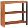 vidaXL Bookshelf Brown 80 x 30 x 75 cm Solid Acacia wood