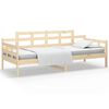 vidaXL Day Bed Natural wood Solid pine wood, plywood