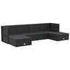 vidaXL Garden Lounge Set Black