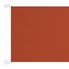 vidaXL Vertical Awning Terracotta Oxford Fabric 23.6 x 315.0 in