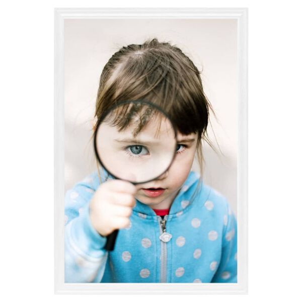 vidaXL Photo Frame Set of 5 White MDF, PS (polystyrene) 5 x 7 in