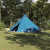 vidaXL Family Tipi Tent Folding Blue and Grey 560 x 560 x 300 cm
