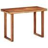 vidaXL Dining Table Honey Solid acacia wood Medium Durable