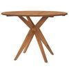 vidaXL Garden Table Brown Solid Acacia wood 43.3 x 29.5 in Durable