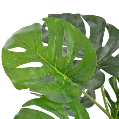 vidaXL Artificial Plant Monstera with Pot Green 39.4"