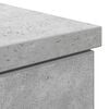 vidaXL Desk with Drawer Concrete grey 140 x 49 x 76 cm Engineered wood