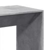 vidaXL Bar Table Concrete grey Engineered wood Large Modern Bar Table