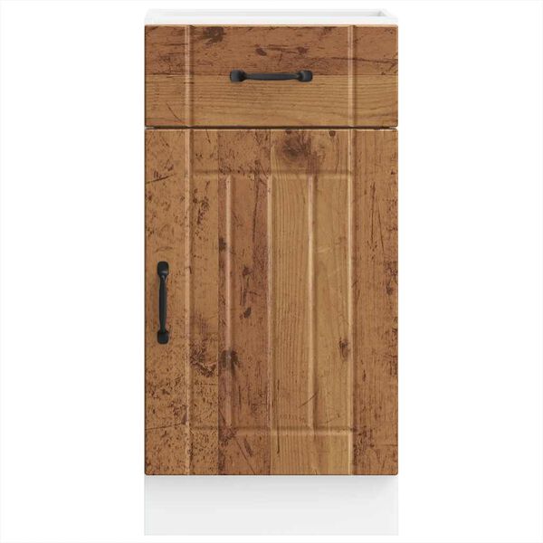 vidaXL Kitchen Base Cabinet Old Wood Engineered Wood Compact