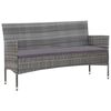 vidaXL Sofa Set Grey