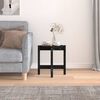 vidaXL Coffee Table Black Solid pine wood Medium Durable Coffee Table