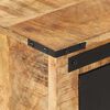 vidaXL Bedside Cabinet Natural Mango Wood Solid Mango Wood Medium