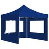 vidaXL Party Tent Blue Aluminum alloy, Oxford fabric with PVC coating