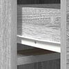 vidaXL Highboard Grey Sonoma 15.75 x 15.94 x 53.15 in Engineered Wood