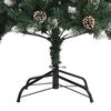 vidaXL Christmas Tree Green and White PVC, Steel Large Collapsible