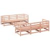 vidaXL Garden Sofa Set Reddish Brown Solid Douglas Fir Wood Medium