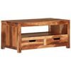 vidaXL Coffee Table Light Brown Solid Acacia wood