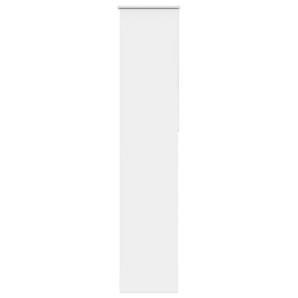 vidaXL Roller Blind White Polyester 21.7 in x 90.6 in Height-Adjustable