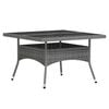 vidaXL Garden Dining Set Grey